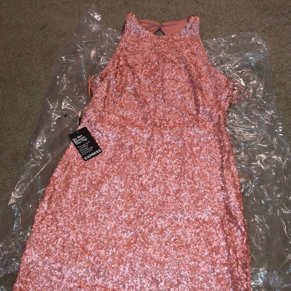 Express sequin dress
